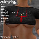 Football goal post Women's Crop Top (WST)
