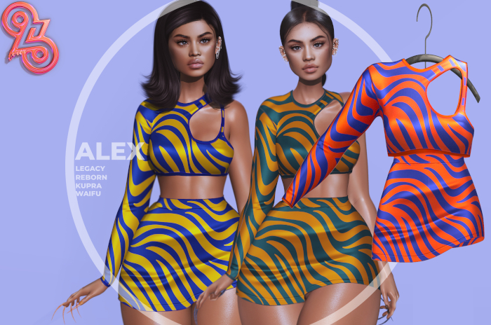 Four23 Alex Set Blue & Orange