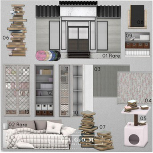 LAGOM - Bookworm [Cabin] #01 RARE