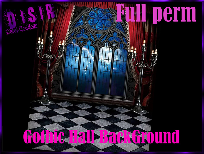 ~DOMINUS~Gothic Hall BackGround