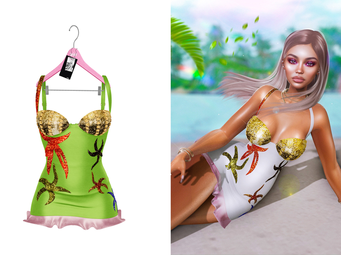 [Brior] Athena Shell Dress - (Green)