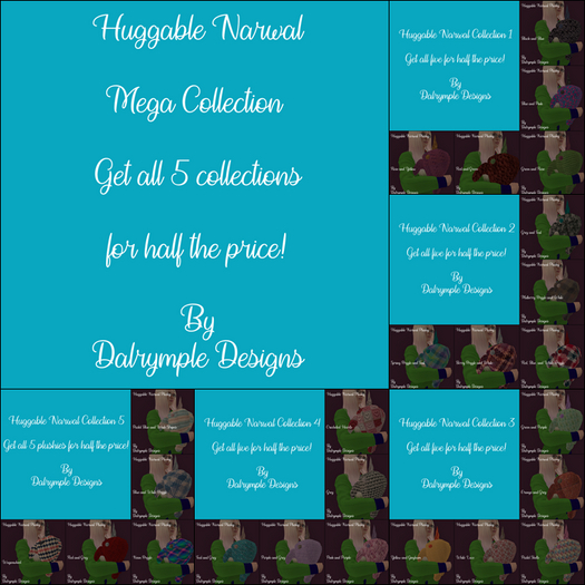 [Dalrymple Designs] Huggable Narwal-Mega Collection