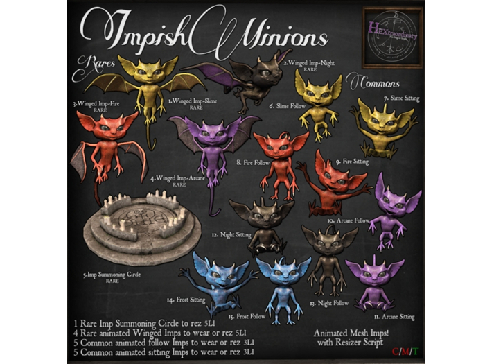 9. *HEXtraordinary* Sitting Imp Minion - Fire