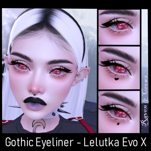 Lelutka Evo X  | Gothic Eyeliner Set