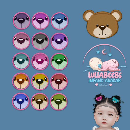 lullabeebs teddy bear clips