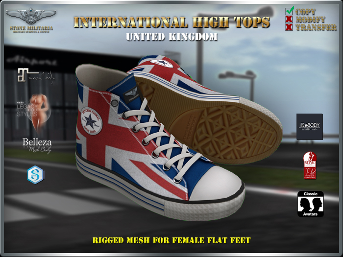 SMS International High Tops for Female Flat Feet, UK