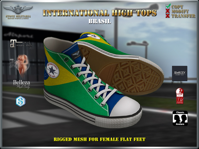 SMS International High Tops for Female Flat Feet, BRASIL