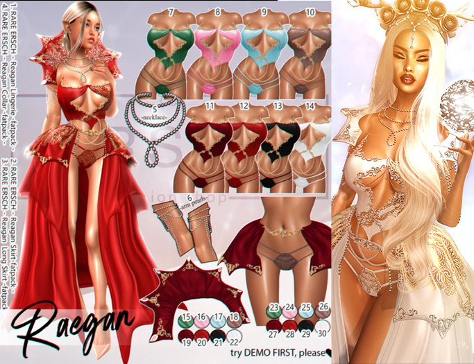 ERSCH - Reagan FULL SET RARE {Reborn}