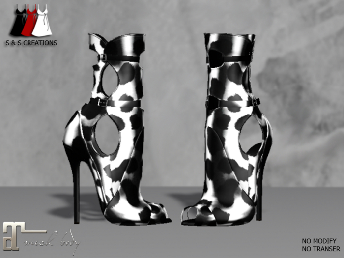 *SPARKLE & SHINE* COW PRINT BOOTS - MAITREYA