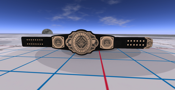 Intercontinental Championship Belt flat