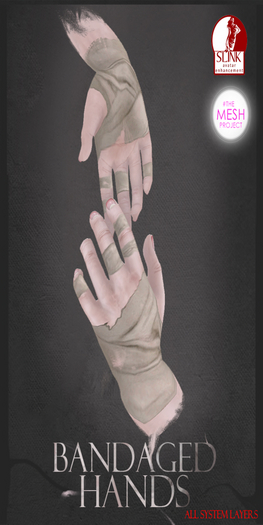 Clemmm - Beige Bandaged Hands