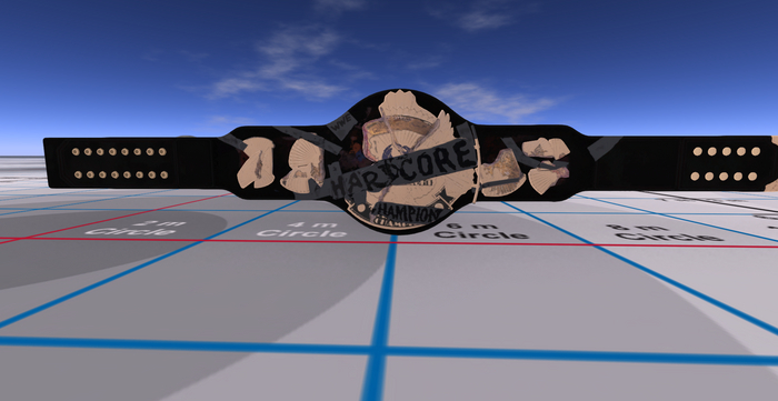 Hardcore Championship Belt flat