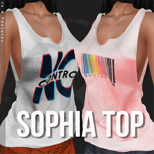 ::GK:: Sophia Top 1 - Tonic, Voluptuous, TMP, Maitreya, Ocacin, Slink, Belleza, EBody