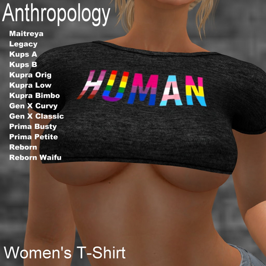 Human Women's Crop Top (WST)