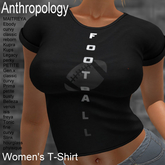 FOOTBALL (vertical) Women's T-Shirt (WTTA)