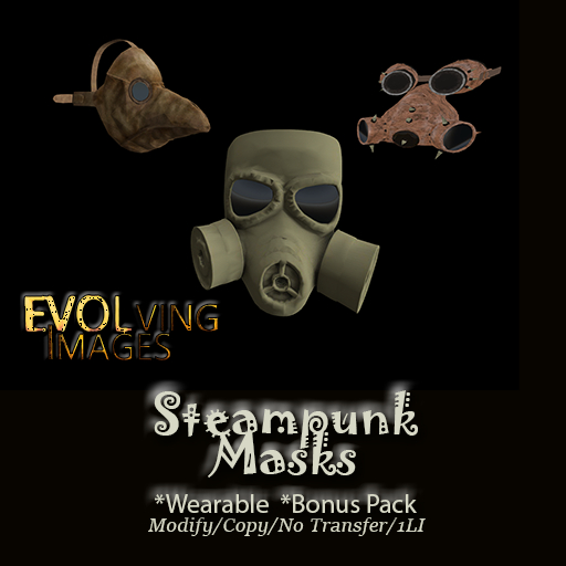 Steampunk Halloween Masks Bonus Pack