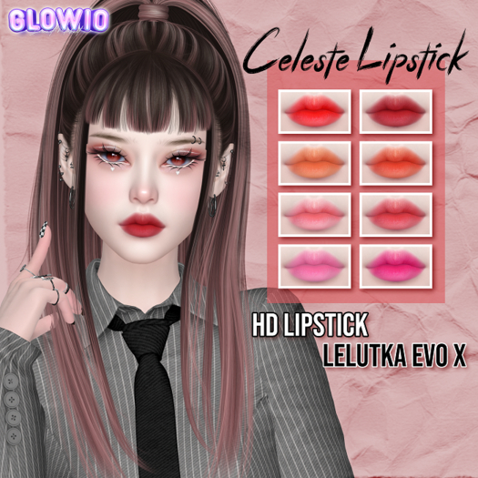 [GLOWIO] Celeste HD Lipstick Pack