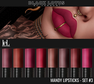 [BL] Mandy lipsticks EVOX - set#3