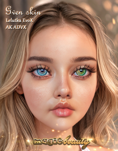 Second Life Marketplace - [Magic Beauty] Gven skin (LeLutkaEVOX ...