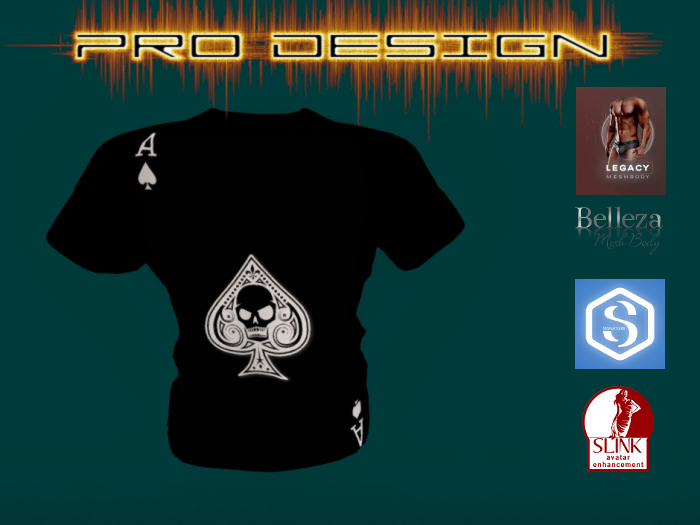 Pro Design short Sleeve Ace Spades