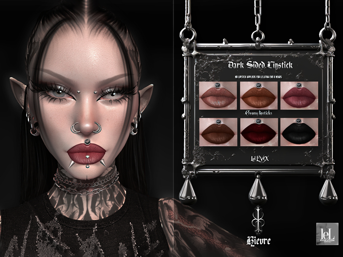 .SN. Dark Sided Lipstick LelEVOX