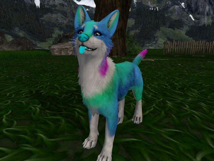 TWBM Aurora Wolf Pup Texture Applier
