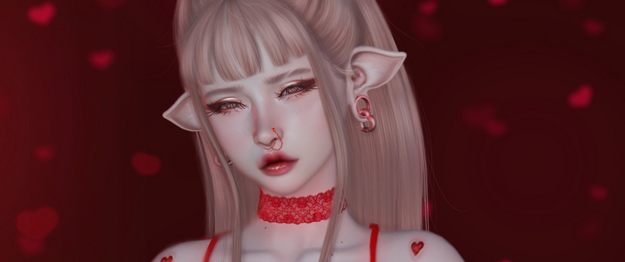 NANAO // Chained Heart // Nose Piercing // ALL