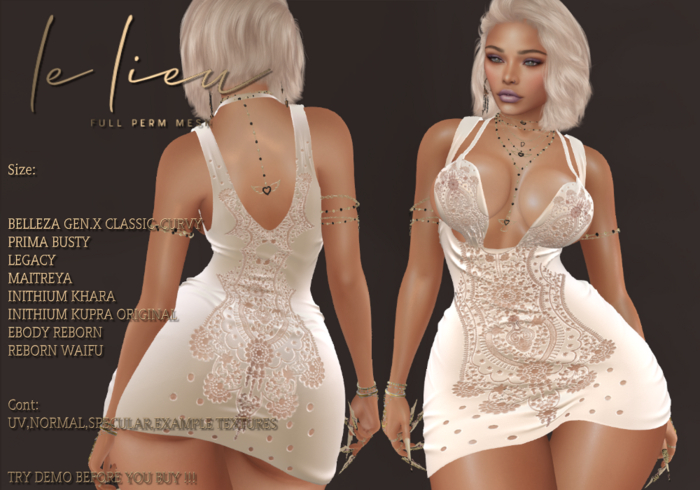 **LeLi**095**Dress**FULL PERM MESH
