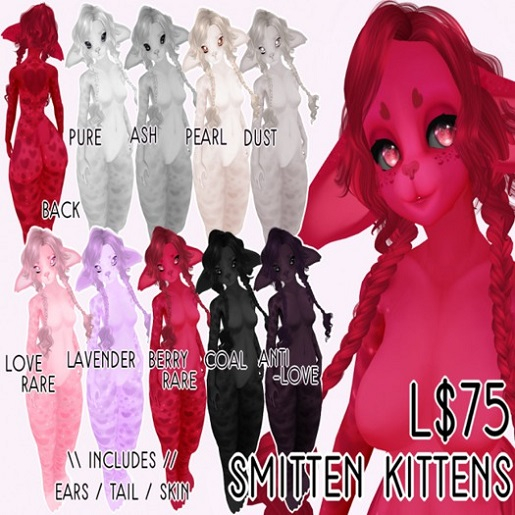:: wickedpup :: SMITTEN CAT // BERRY - RARE