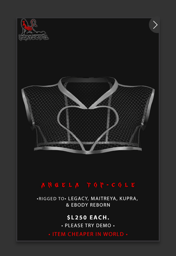 P.D - Angela Tops - COLE {ADD ME}