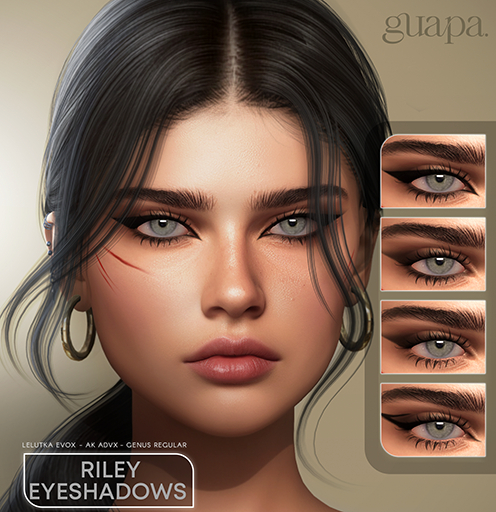 Guapa - Riley Eyeshadows (LEL EVOX - AKDVX - GENUS REGULAR)