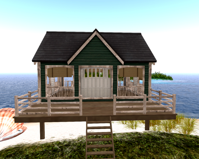 HOUSE LUNA GREEN 23 PRIMS