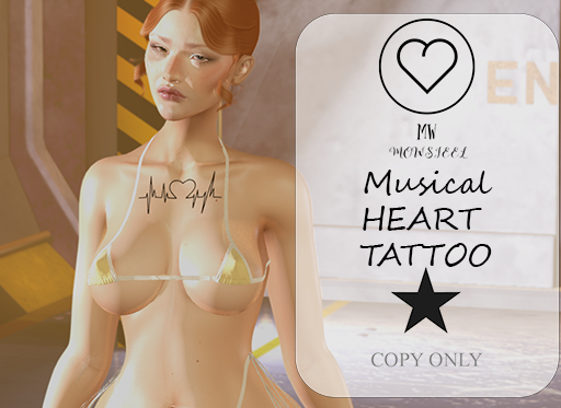 MW/Musical Heart Tattoo