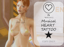 MW/Musical Heart Tattoo