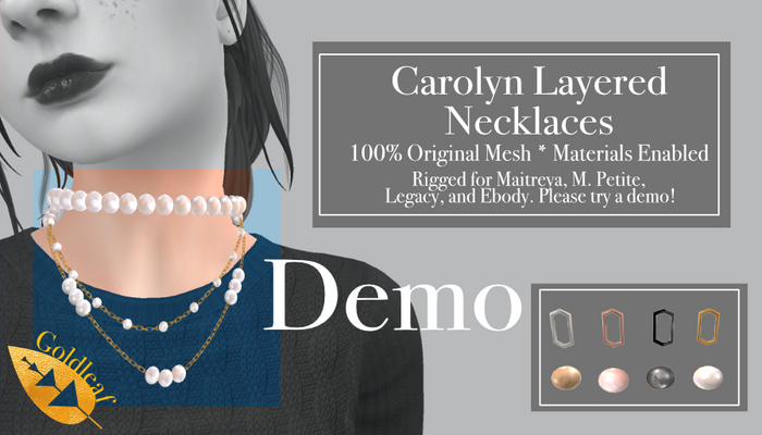 Goldleaf - Carolyn Layered Necklaces - DEMO
