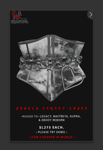 P.D - Angela Corset - CHAOS {ADD ME}