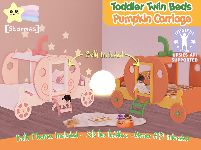[Starries] Toddler Pumpkin Carriage for Toddlers
