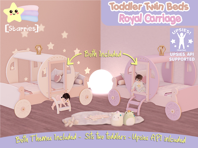 [Starries] Toddler Royal Carriage Bed for Toddlers