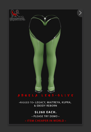 P.D - Angela Boots/Thongs - OLIVE {ADD ME}