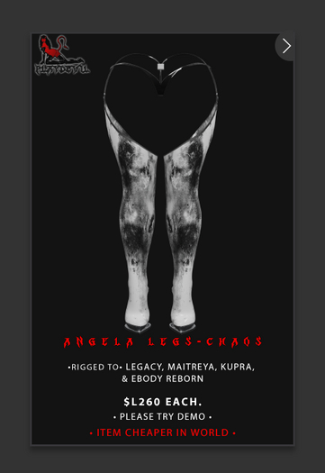 P.D - Angela Boots/Thongs - CHAOS {ADD ME}