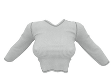 REVOLUTION - Cropped Sweater (White)
