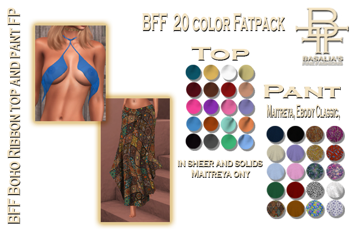 BFF Boho Pants & Ribbon Top Fatpack