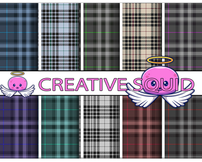 Austere Plaid Seamless Textures
