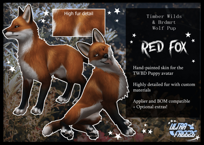 [ULTRAFREEZE] TWBD Wolf Pup - Red Fox