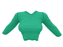 REVOLUTION - Cropped Sweater (Seafoam)
