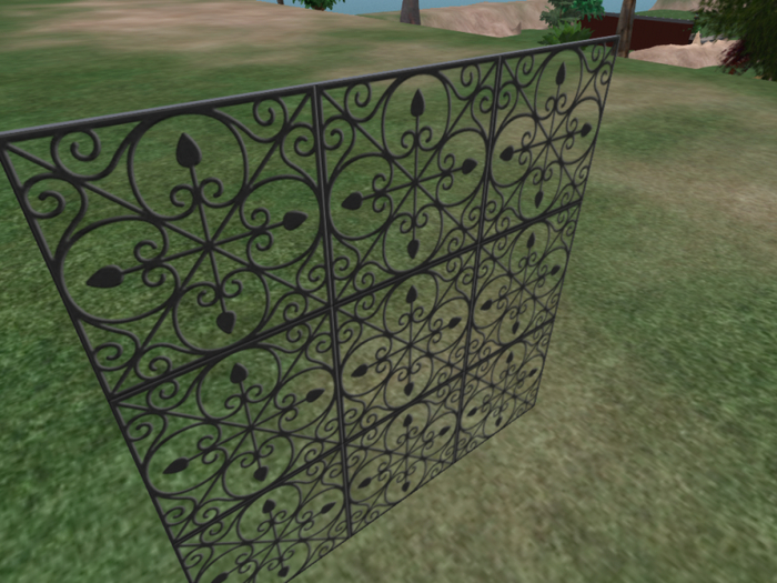 Railing texture with 3d effect