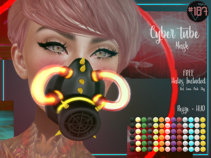 #187# Cyber Tube Mask 