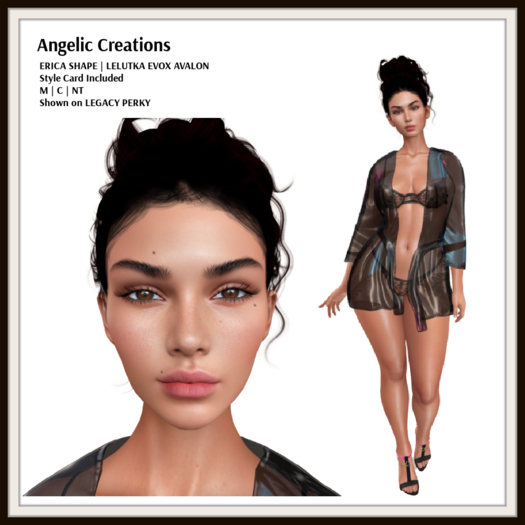 Erica Shape for LeLutka EvoX Avalon Head 3.1 shown on Legacy Perky