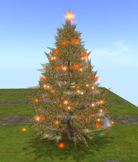 21 gold xmas tree G