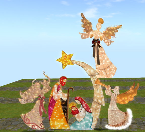 21 nativity with angels